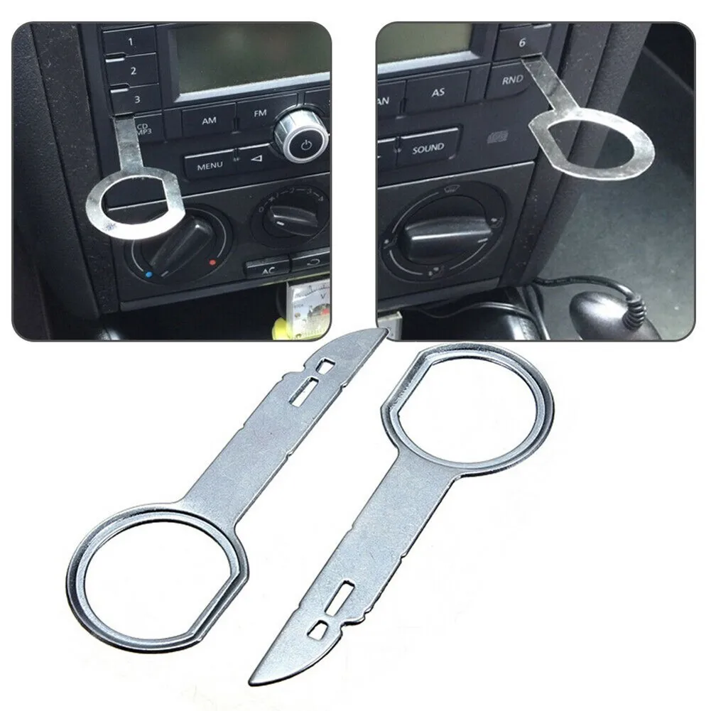 2 Pcs For Mercedes-Benz Stereo Radio Removal Tools Key Plastic + Iron Car Accessories Rapair Tools Removal Tool
2 Pcs For Mercedes-Benz Stereo Radio Removal Tools Key Plastic + Iron Car Accessories Rapair Tools Removal Tool