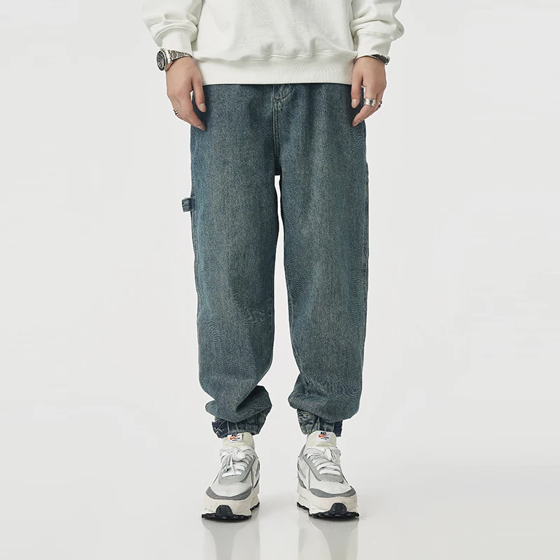 Джинсы-карго мужские с большими карманами, модные штаны из денима свободного покроя, повседневные брюки в стиле ретро, джинсы с широкими шта...
Джинсы-карго мужские с большими карманами, модные штаны из денима свободного покроя, повседневные брюки в стиле ретро, джинсы с широкими шта...