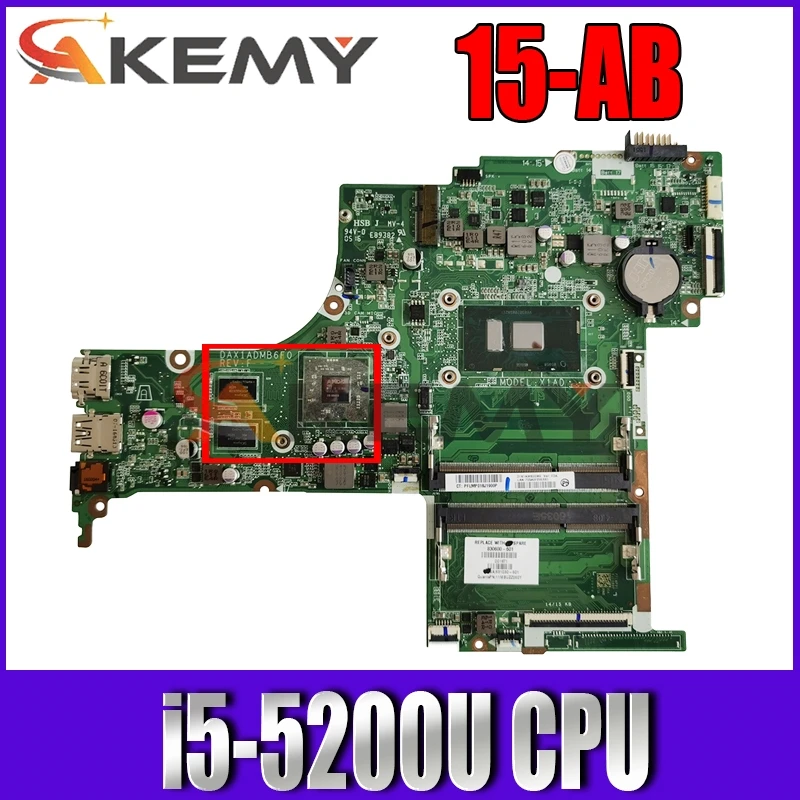 Для HP 15-AB материнская плата для ноутбука 809044-501 с SR23Y I5-5200U N16S-GT-S-A2 DAX12AMB6D0 материнская плата 100% тестирование
Для HP 15-AB материнская плата для ноутбука 809044-501 с SR23Y I5-5200U N16S-GT-S-A2 DAX12AMB6D0 материнская плата 100% тестирование