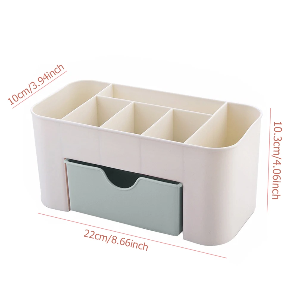 Saving Space Desktop Cosmetic Brush Storage Case With Drawer Makeup Item Pens Desk Organize Box Plastic Holder Organizers
Saving Space Desktop Cosmetic Brush Storage Case With Drawer Makeup Item Pens Desk Organize Box Plastic Holder Organizers