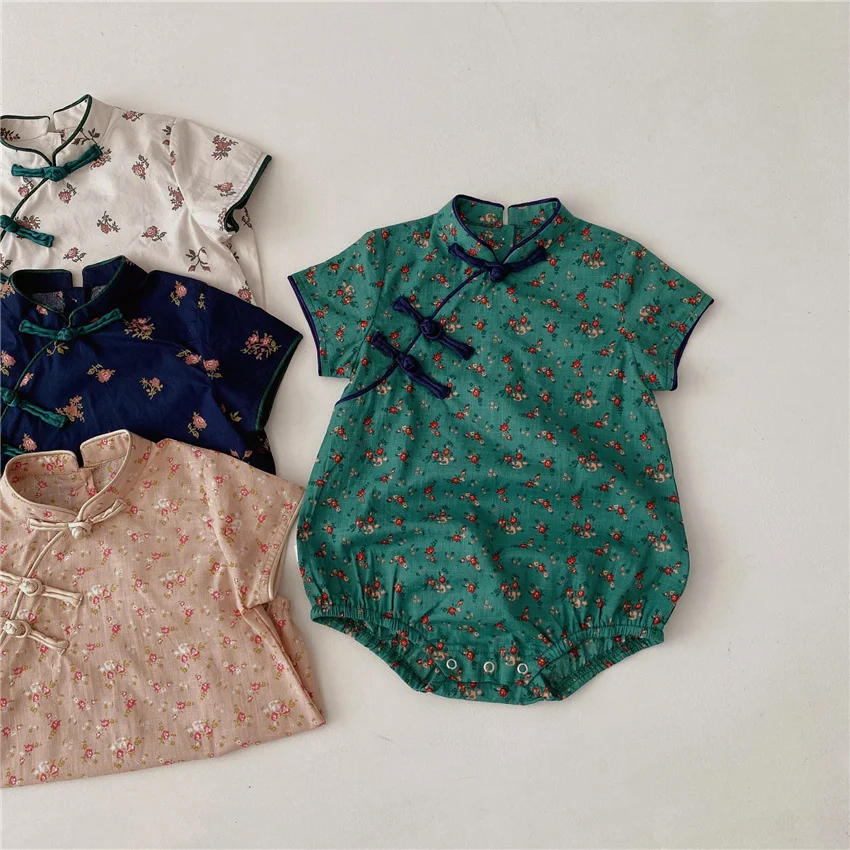 Лето 2021, Модный комбинезон-Ципао для маленьких девочек, комбинезон для новорожденных девочек без рукавов с цветочным принтом, одежда, льнян...
Лето 2021, Модный комбинезон-Ципао для маленьких девочек, комбинезон для новорожденных девочек без рукавов с цветочным принтом, одежда, льнян...
