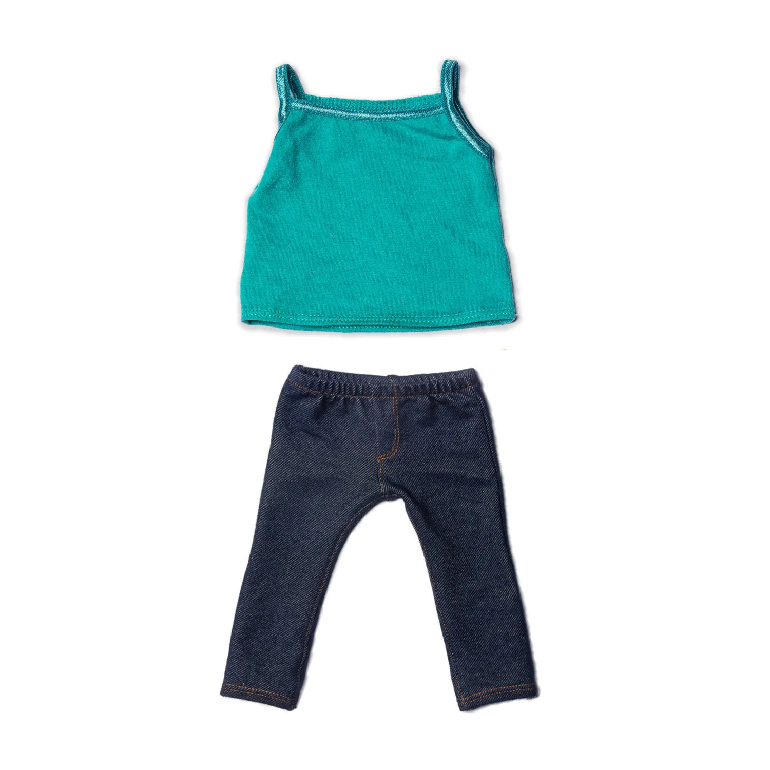 Born New Baby Fit 17 Inch 43cm Doll Clothes Accessories of Green Suspender T-shirt Pants Suit For Baby Birthday Festival Gift
Born New Baby Fit 17 Inch 43cm Doll Clothes Accessories of Green Suspender T-shirt Pants Suit For Baby Birthday Festival Gift