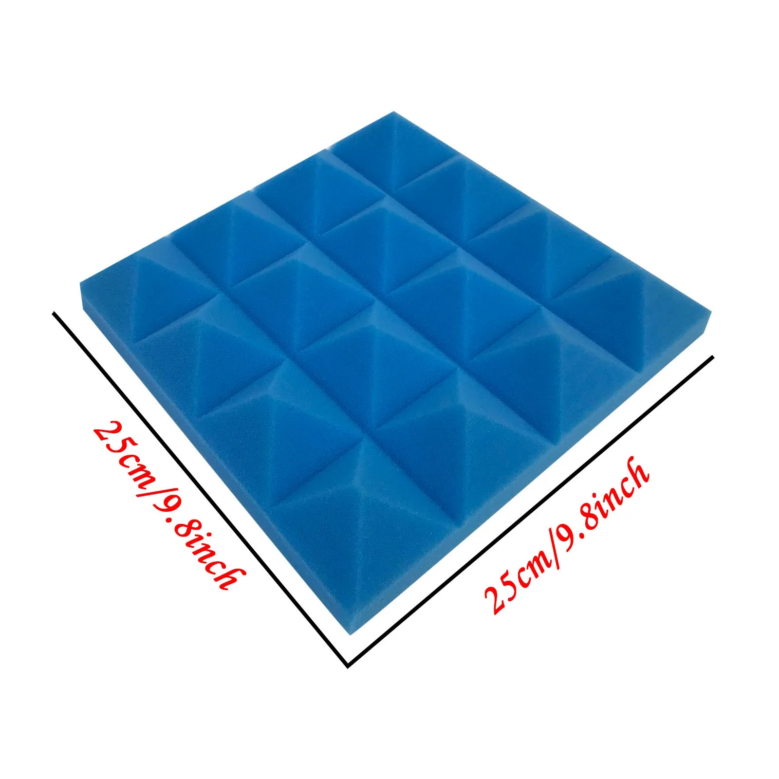 24 Pcs Black&blue Soundproof Foam Acoustic Foam Panel Sound Stop Absorption Room Absorption Treatment Wedge Protective Sponge Ne
24 Pcs Black&blue Soundproof Foam Acoustic Foam Panel Sound Stop Absorption Room Absorption Treatment Wedge Protective Sponge Ne