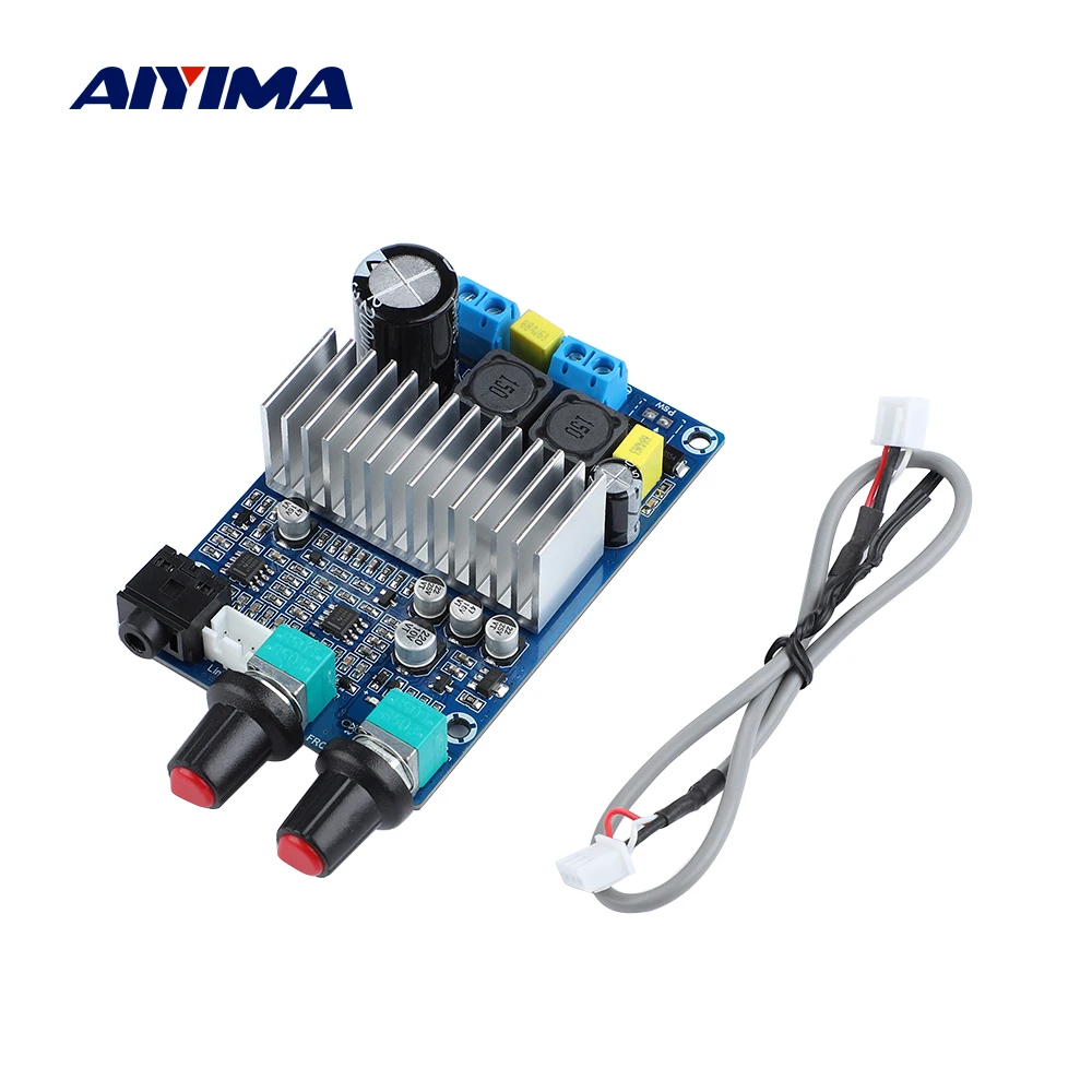 

AIYIMA TPA3116 100W Subwoofer Amplifier Board Home Theater Mini Amp TPA3116D2 Audio Power Amplifiers Bass DC12-24V