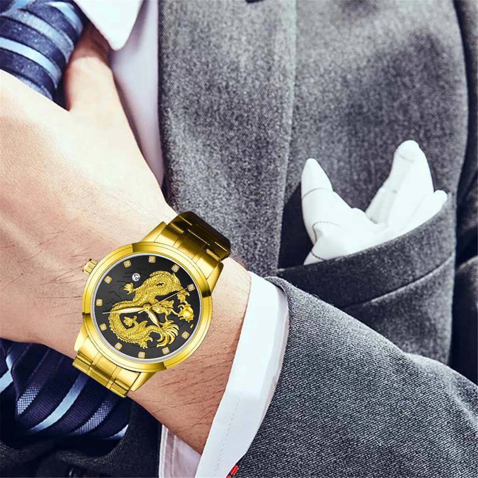 Men Watch European-american Style Casual Men Luxury Gold Quartz Watch The Men's Watches European-american Style Casual Men 
Men Watch European-american Style Casual Men Luxury Gold Quartz Watch The Men's Watches European-american Style Casual Men