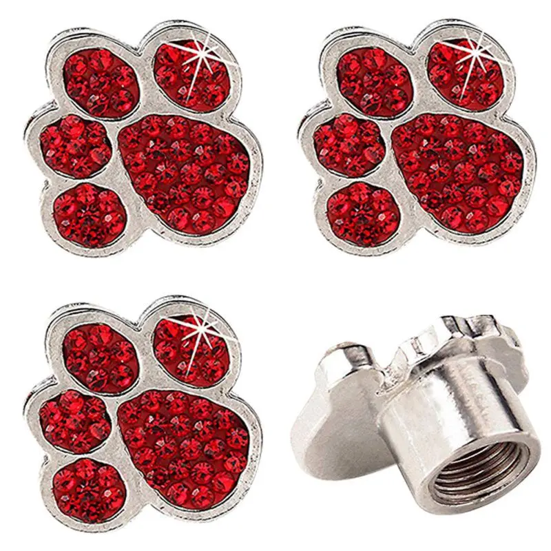 4Pcs/set Car Styling Diamond Tire Stem Valve Caps Car Truck Vehicle Cute Cartoon Pet Paw Caps Automobiles Valve Stems
4Pcs/set Car Styling Diamond Tire Stem Valve Caps Car Truck Vehicle Cute Cartoon Pet Paw Caps Automobiles Valve Stems