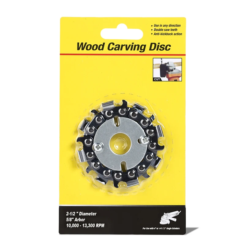 65mm Wood Carving Disc Chain Saw Blades Durable for Woodworking Cutting Shaping JDH99
65mm Wood Carving Disc Chain Saw Blades Durable for Woodworking Cutting Shaping JDH99