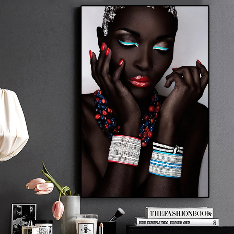 Sexy Black Woman Lips and Nails Canvas Painting African Women Posters and Prints Modern Art Living Room Decoration Wall Pictures
Sexy Black Woman Lips and Nails Canvas Painting African Women Posters and Prints Modern Art Living Room Decoration Wall Pictures