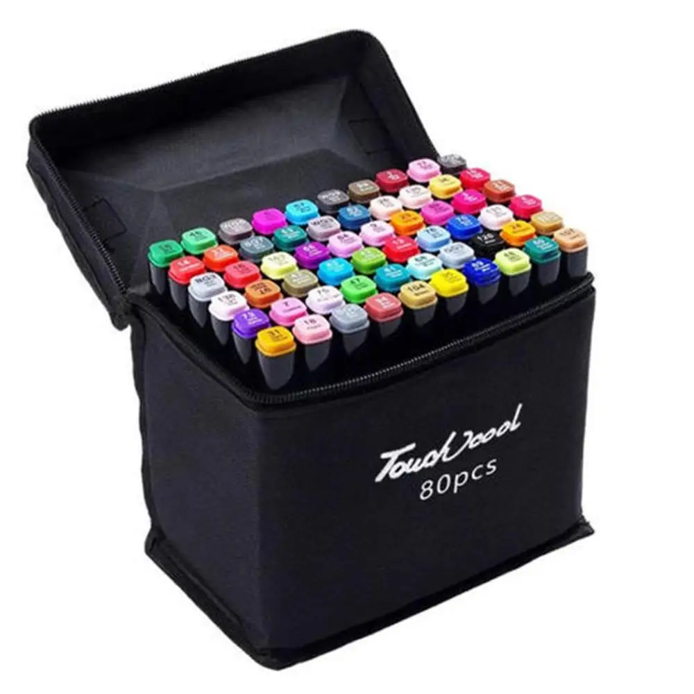 80pcs Color Marker Pen Set Watercolor Pen Black Oily Pen Hook Line Pen Marker Pen Marker Pen Set Art Supplies
80pcs Color Marker Pen Set Watercolor Pen Black Oily Pen Hook Line Pen Marker Pen Marker Pen Set Art Supplies