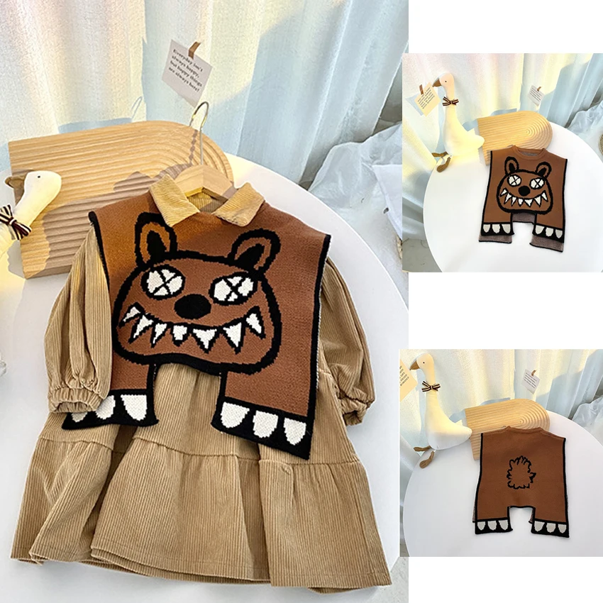 Christmas Sweater Tank for Boy Girl Toddler 3-10Y Kid Baby Spring Autumn Corduroy Shawl Cute Fashion Cartoon Knitwear Vest
Christmas Sweater Tank for Boy Girl Toddler 3-10Y Kid Baby Spring Autumn Corduroy Shawl Cute Fashion Cartoon Knitwear Vest