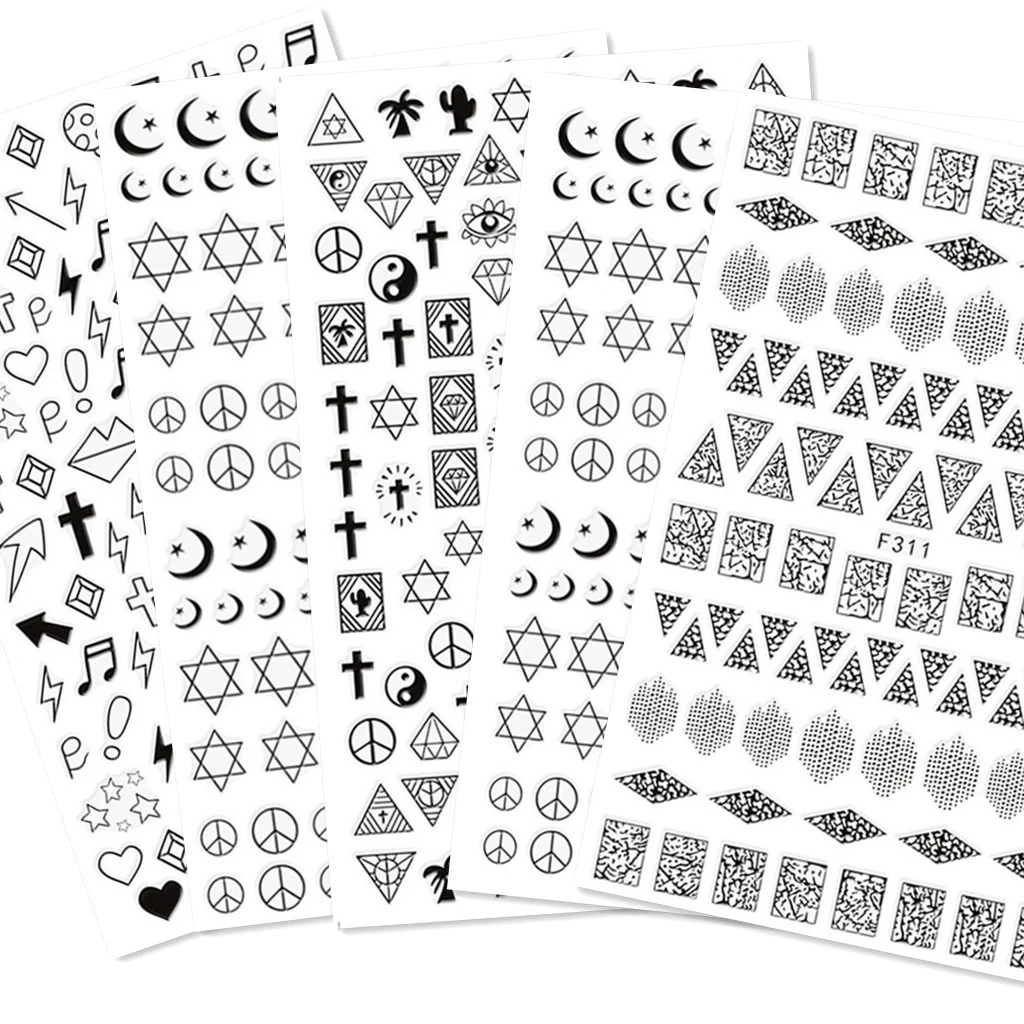 Newest Geometry 3D Self Adhesive Back Glue Decal Slider DIY Decoration Tips Nail Art Sticker F-307 308 311
Newest Geometry 3D Self Adhesive Back Glue Decal Slider DIY Decoration Tips Nail Art Sticker F-307 308 311