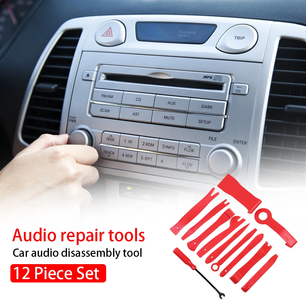 2021 Best Car Audio Maintenance Kit Auto Trim Repair Panel Remover Pry Bar Car Dash Radio Door Trim Panel Clip Hand Tool 12pcs
2021 Best Car Audio Maintenance Kit Auto Trim Repair Panel Remover Pry Bar Car Dash Radio Door Trim Panel Clip Hand Tool 12pcs