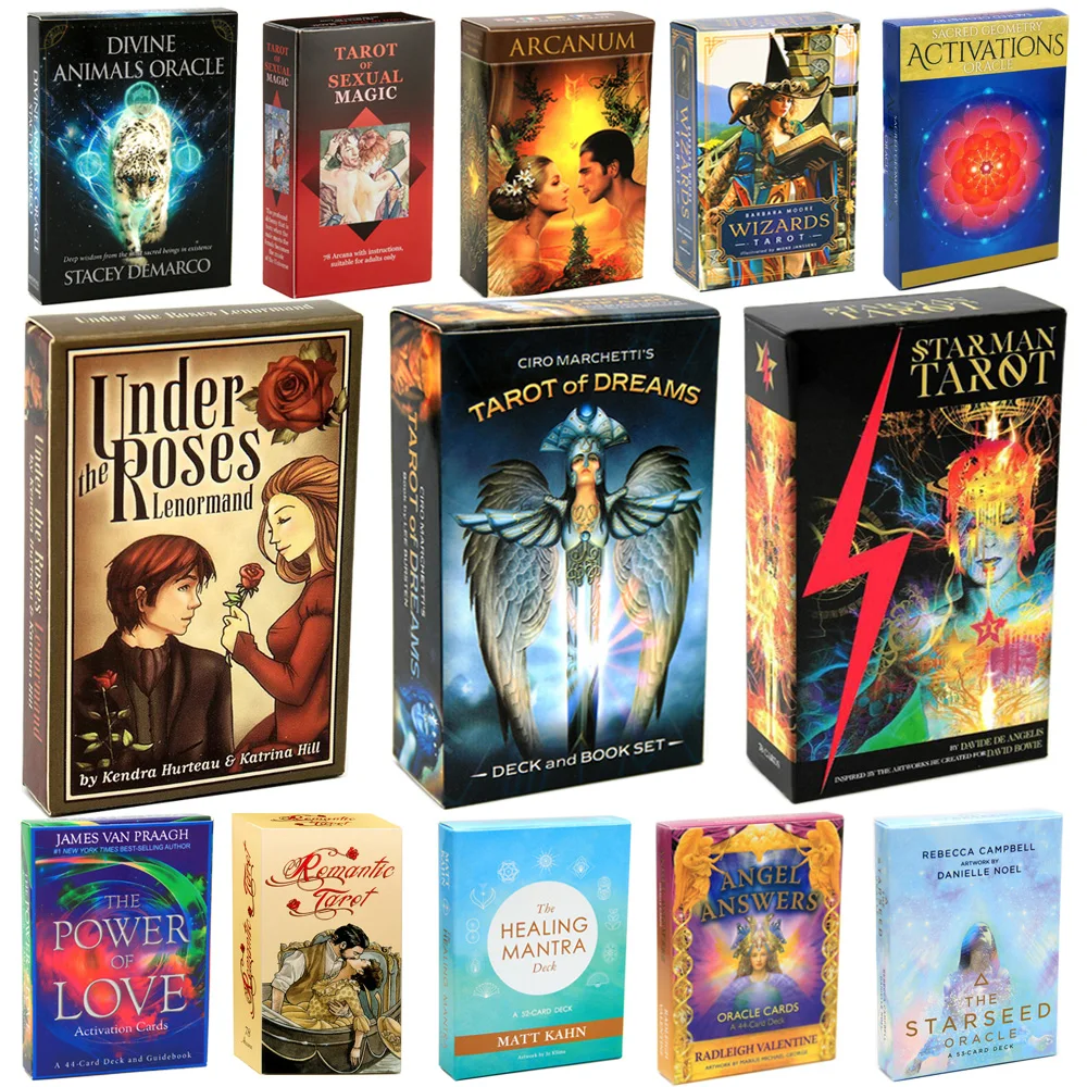 Under The Roses Lenormand 39pcs Tarot Cards English Version Deck Tarot Oracle Game Toy Playing Card Divination Fate Board Games
Under The Roses Lenormand 39pcs Tarot Cards English Version Deck Tarot Oracle Game Toy Playing Card Divination Fate Board Games
