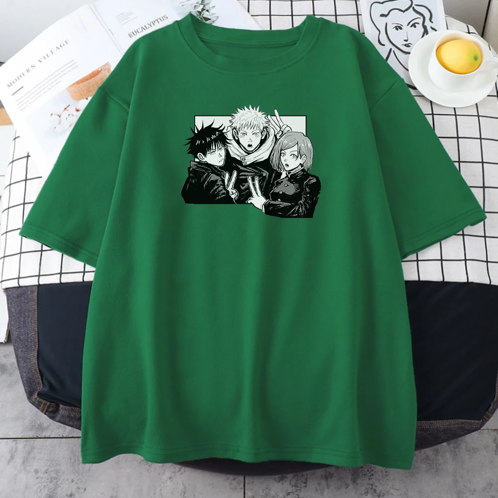Yuji Itadori Jujutsu Kaisen Printing Women's t-Shirt Spring Summer Loose Top Fashion Oversize Tshirt Leisure Women's t Shirts
Yuji Itadori Jujutsu Kaisen Printing Women's t-Shirt Spring Summer Loose Top Fashion Oversize Tshirt Leisure Women's t Shirts