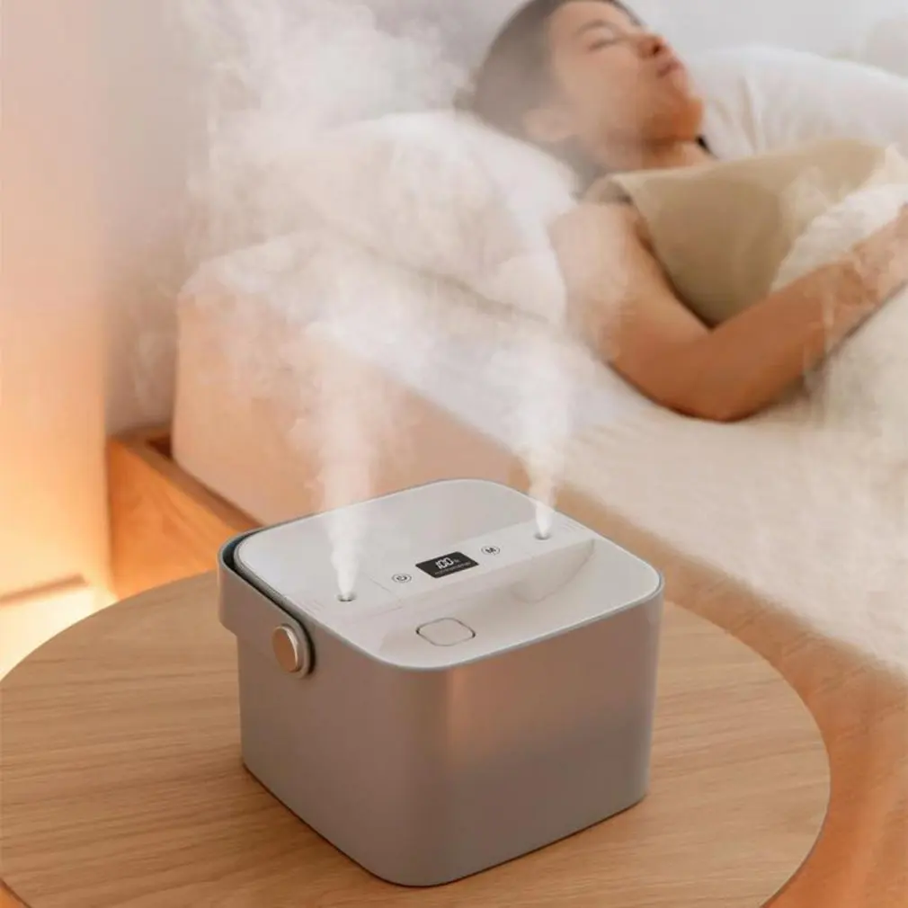 2.5L Large Capacity Household Air Humidifier Double Spray Head Ultrasonic Essential Oil Aroma Diffuser With Handle
2.5L Large Capacity Household Air Humidifier Double Spray Head Ultrasonic Essential Oil Aroma Diffuser With Handle