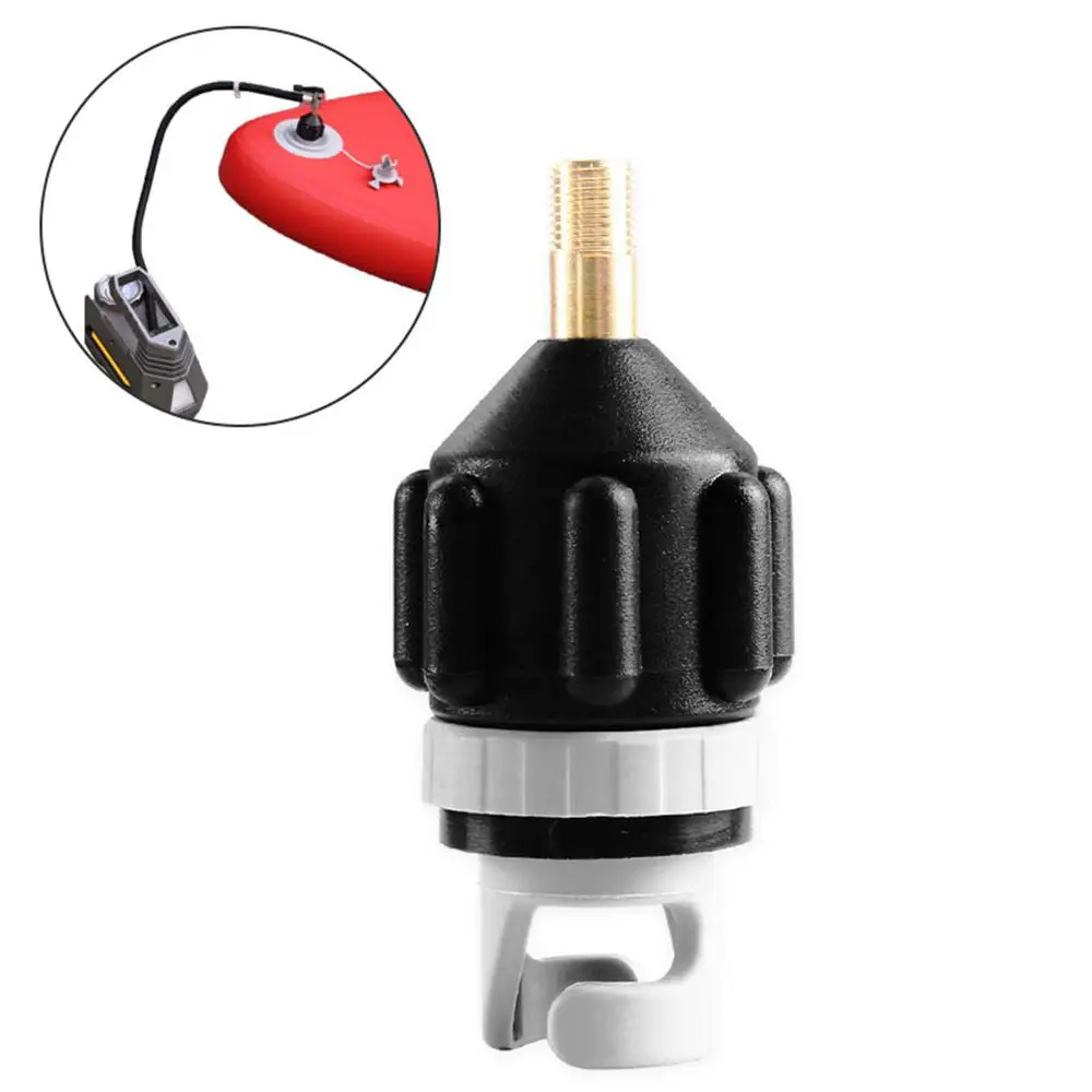 New Sup Standup Paddle Nozzle Board Valve Adapter Canoe Kayak Pump Air Valve Vehicle Inflation Air Compressor Adaptor Accessory
New Sup Standup Paddle Nozzle Board Valve Adapter Canoe Kayak Pump Air Valve Vehicle Inflation Air Compressor Adaptor Accessory
