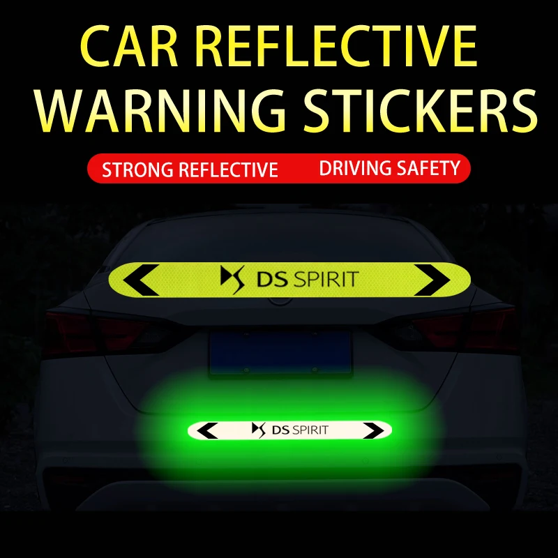 For DS SPIRIT DS3 DS4 DS4S DS5 DS 5LS DS6 DS7 WILD RUBIS Car Bumper Reflector Sticker Custom Car Logo Safety Warning Mark
For DS SPIRIT DS3 DS4 DS4S DS5 DS 5LS DS6 DS7 WILD RUBIS Car Bumper Reflector Sticker Custom Car Logo Safety Warning Mark