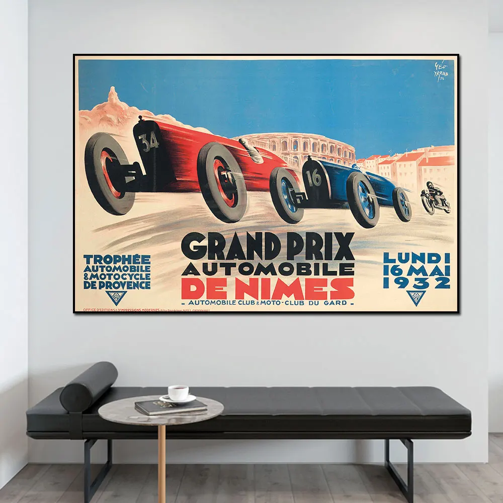 GRAND PRIX Automobile 1932 Poster Print On Canvas Painting Home Decor Wall Art Picture For Living Room Decoration Frameless
GRAND PRIX Automobile 1932 Poster Print On Canvas Painting Home Decor Wall Art Picture For Living Room Decoration Frameless