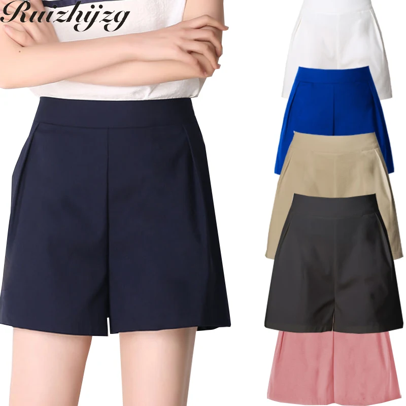 Ruizhijzg S-4XL Shorts with Pocket Women High waist Casual Loose Ladies Short pants 2022 Summer New Cotton Thin Straight Elastic
Ruizhijzg S-4XL Shorts with Pocket Women High waist Casual Loose Ladies Short pants 2022 Summer New Cotton Thin Straight Elastic
