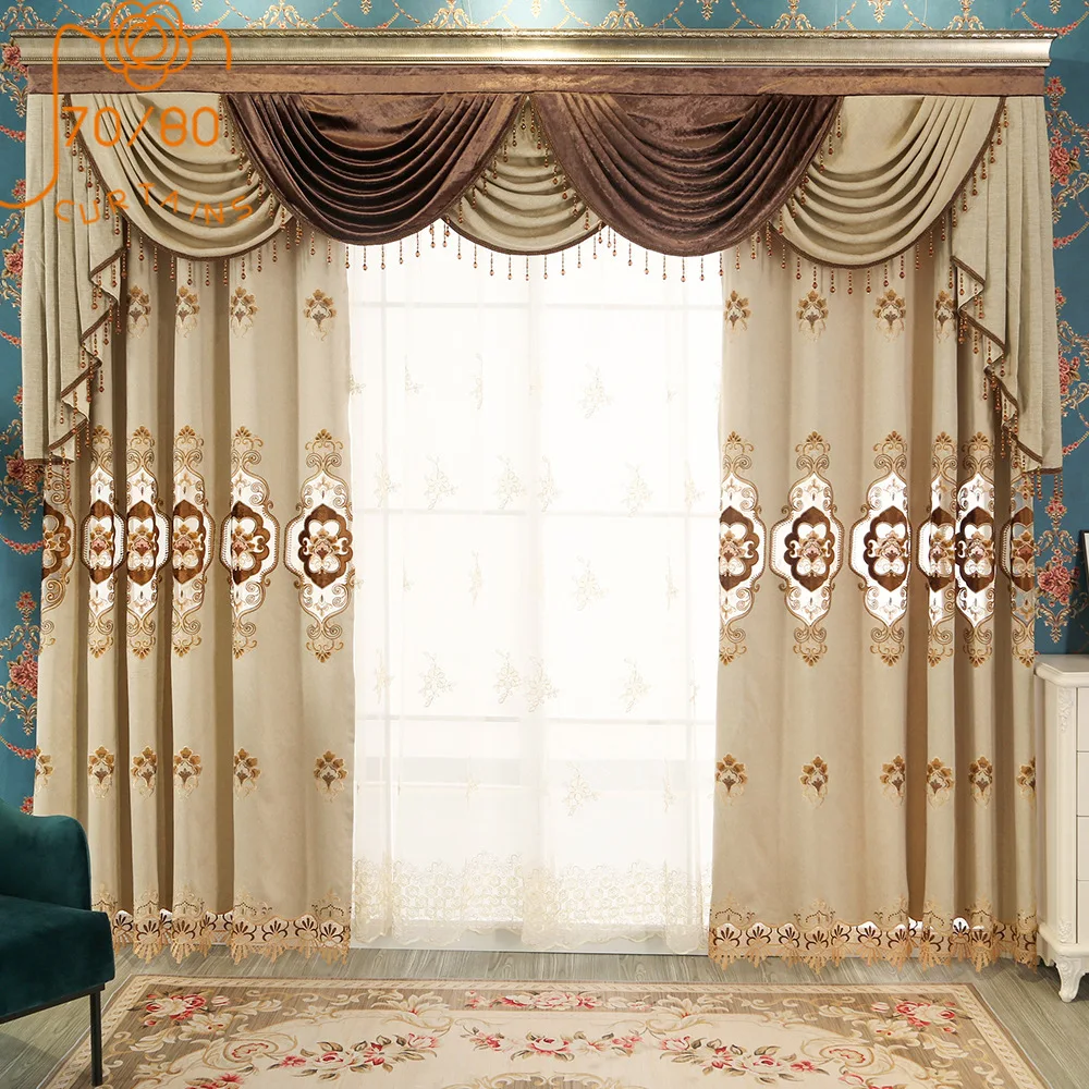 2021New European-style High-end Chenille Embroidered Blackout Curtains for Living Room and Bedroom Customized Products
2021New European-style High-end Chenille Embroidered Blackout Curtains for Living Room and Bedroom Customized Products