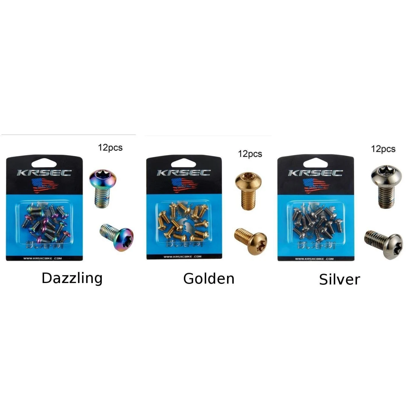 12PCS/Boxed KRSEC MTB Road Bike Disc Brake Rotor Screw Bolts Cycling M5x10mm T25 M5*10MM Bicycle Parts
12PCS/Boxed KRSEC MTB Road Bike Disc Brake Rotor Screw Bolts Cycling M5x10mm T25 M5*10MM Bicycle Parts