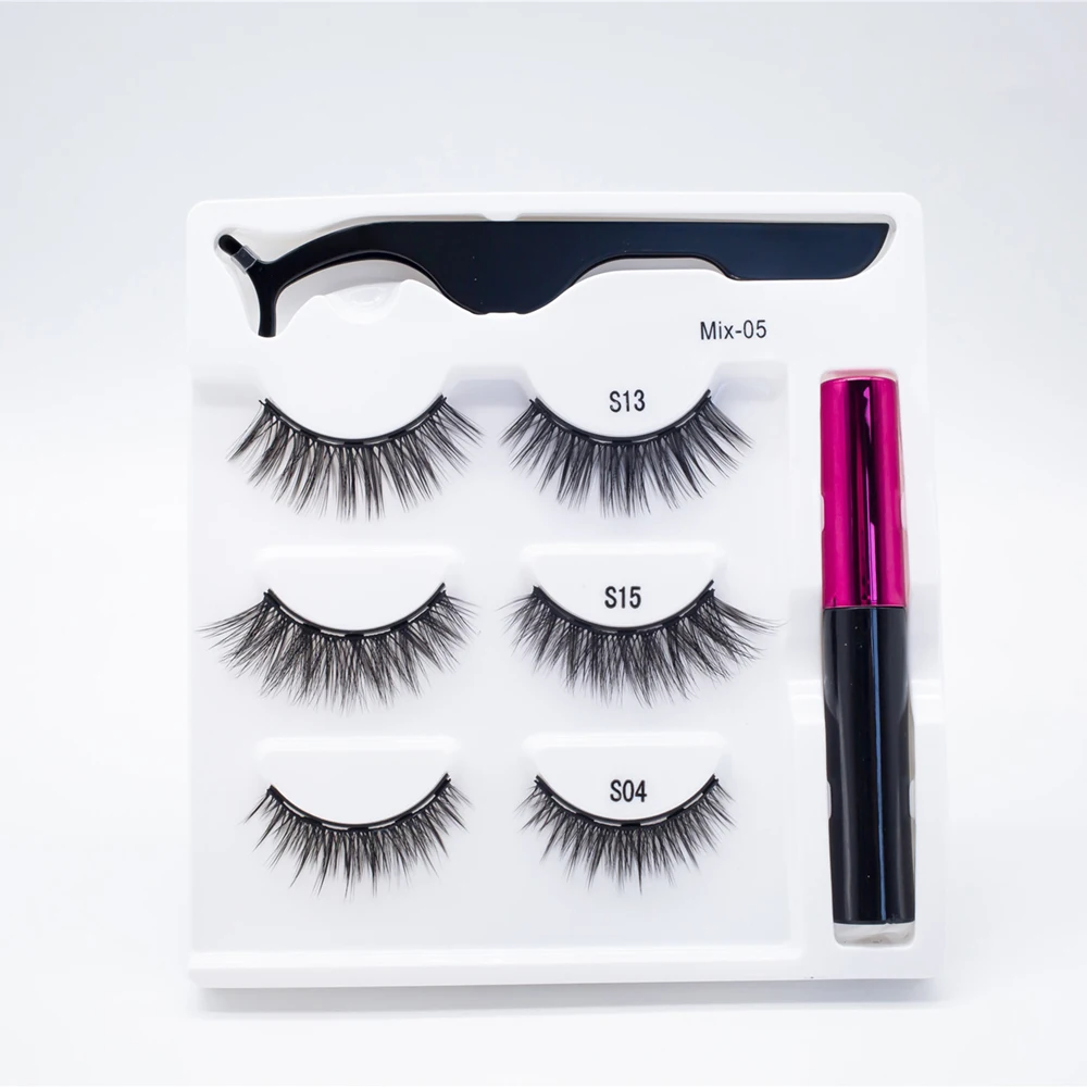 Magnetic Lashes 3 Pairs Makeup Set Synthetic Eyelashes With Eyeliner Tweezers 5 Magnets Magnetic Lashes Waterproof Mink Eyelash
Magnetic Lashes 3 Pairs Makeup Set Synthetic Eyelashes With Eyeliner Tweezers 5 Magnets Magnetic Lashes Waterproof Mink Eyelash