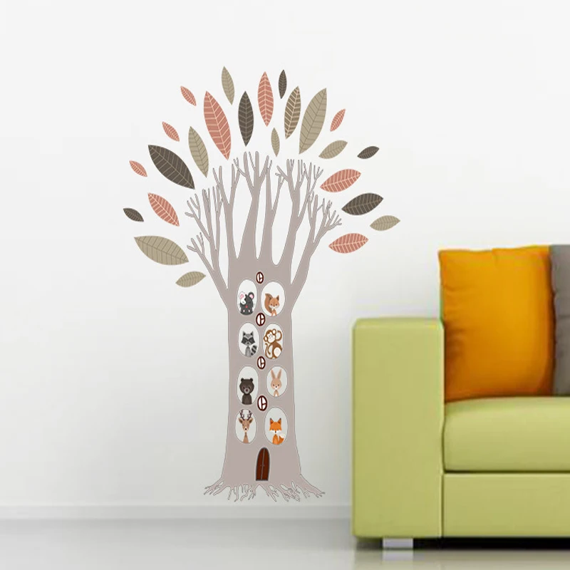 100*120cm cartoon animals tree Wall sticker Creative Mural Art Home Decor for Kids Room Boys Girls Children Bedroom Wall Decals
100*120cm cartoon animals tree Wall sticker Creative Mural Art Home Decor for Kids Room Boys Girls Children Bedroom Wall Decals