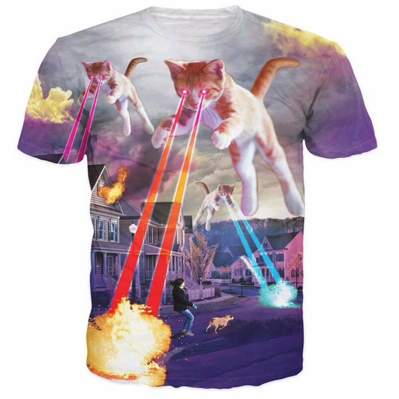 Latest Styles Kitten Invasion T-Shirt Kittens Overlords Spreading Fear Destruction Lasers Cat 3D T Shirt Women Men Fashion Tees
Latest Styles Kitten Invasion T-Shirt Kittens Overlords Spreading Fear Destruction Lasers Cat 3D T Shirt Women Men Fashion Tees