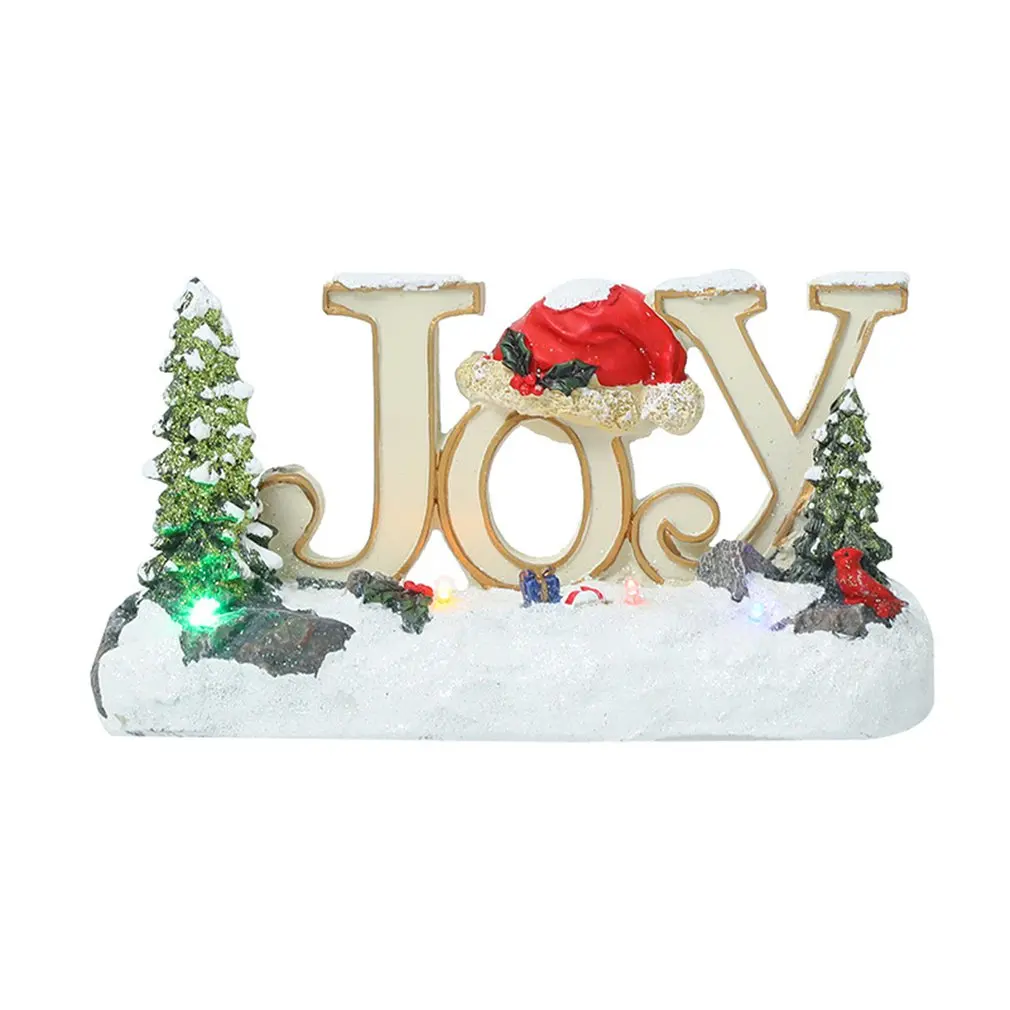 Christmas Resin Ornament Christmas Ornament Crafts Luminous Colorful Light Letter Ornament Christmas Decoration
Christmas Resin Ornament Christmas Ornament Crafts Luminous Colorful Light Letter Ornament Christmas Decoration