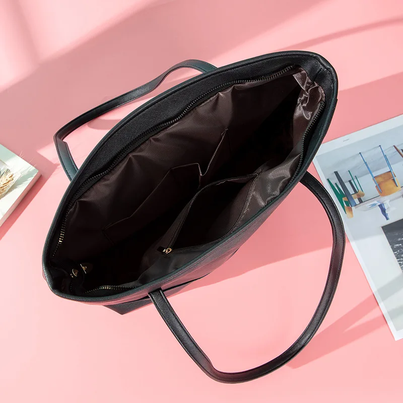 2020 European and American style soft leather women handbag,ladies shoulder bags,large capacity women bags luxury tote bag black
2020 European and American style soft leather women handbag,ladies shoulder bags,large capacity women bags luxury tote bag black