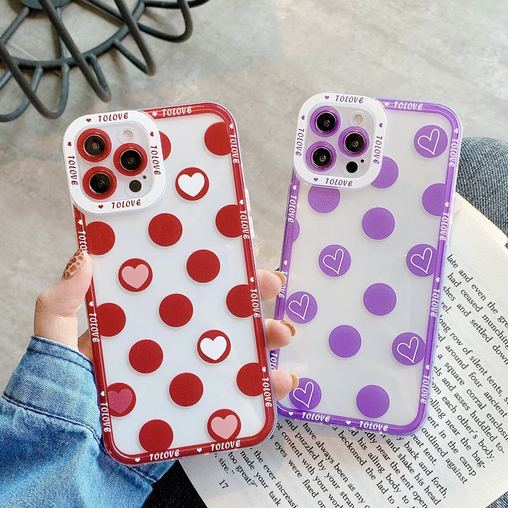 Cute Wave Point Case For iPhone 12 13 11 Pro Max XS XR X 7 8 Plus SE 2 Colorful Transparent Shockproof Soft Silicone Back Cover
Cute Wave Point Case For iPhone 12 13 11 Pro Max XS XR X 7 8 Plus SE 2 Colorful Transparent Shockproof Soft Silicone Back Cover