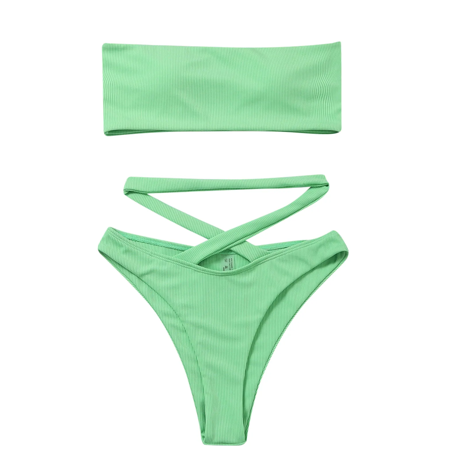 2pcs Women Swimsuits Bikini Set Push-Up Padded Top High Waist Pure Color Cross Bandage Split Thong Swimwear Sexy Beachwear 2021
2pcs Women Swimsuits Bikini Set Push-Up Padded Top High Waist Pure Color Cross Bandage Split Thong Swimwear Sexy Beachwear 2021