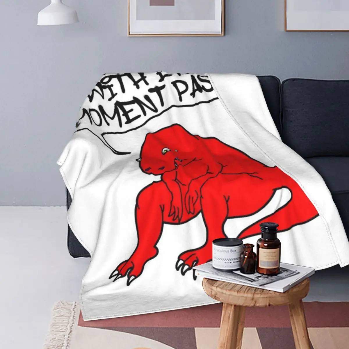 Sad-Manta estampada de dinosaurio t-rex, colcha de cama a cuadros, manta doble de 90 cm
Sad-Manta estampada de dinosaurio t-rex, colcha de cama a cuadros, manta doble de 90 cm