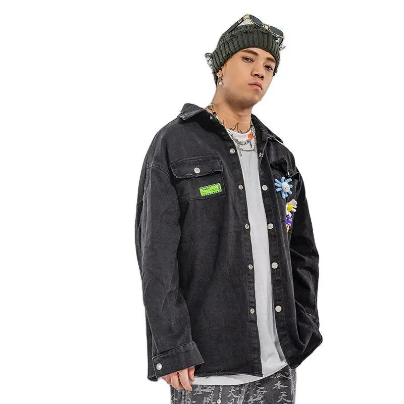 Vivgae men's washing fashion brand denim jacket men's and women's loose Korean oversize jacket
Vivgae men's washing fashion brand denim jacket men's and women's loose Korean oversize jacket