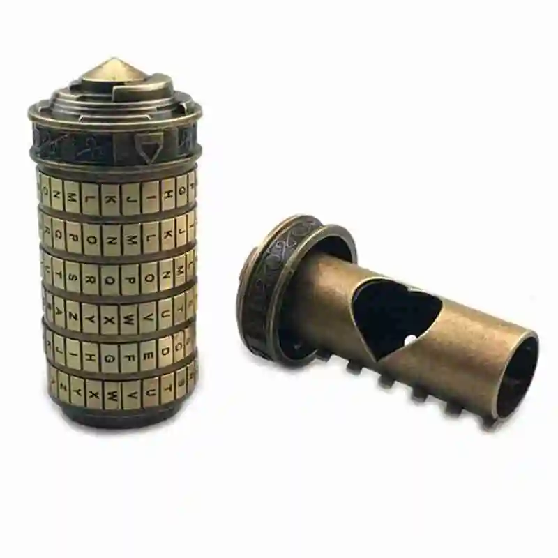 Bronze Combination Lock Valentine's Day Gift Letter Props Metal Can 4 Model Choose Chamber Password Cryptex Escape Locks P2V5
Bronze Combination Lock Valentine's Day Gift Letter Props Metal Can 4 Model Choose Chamber Password Cryptex Escape Locks P2V5