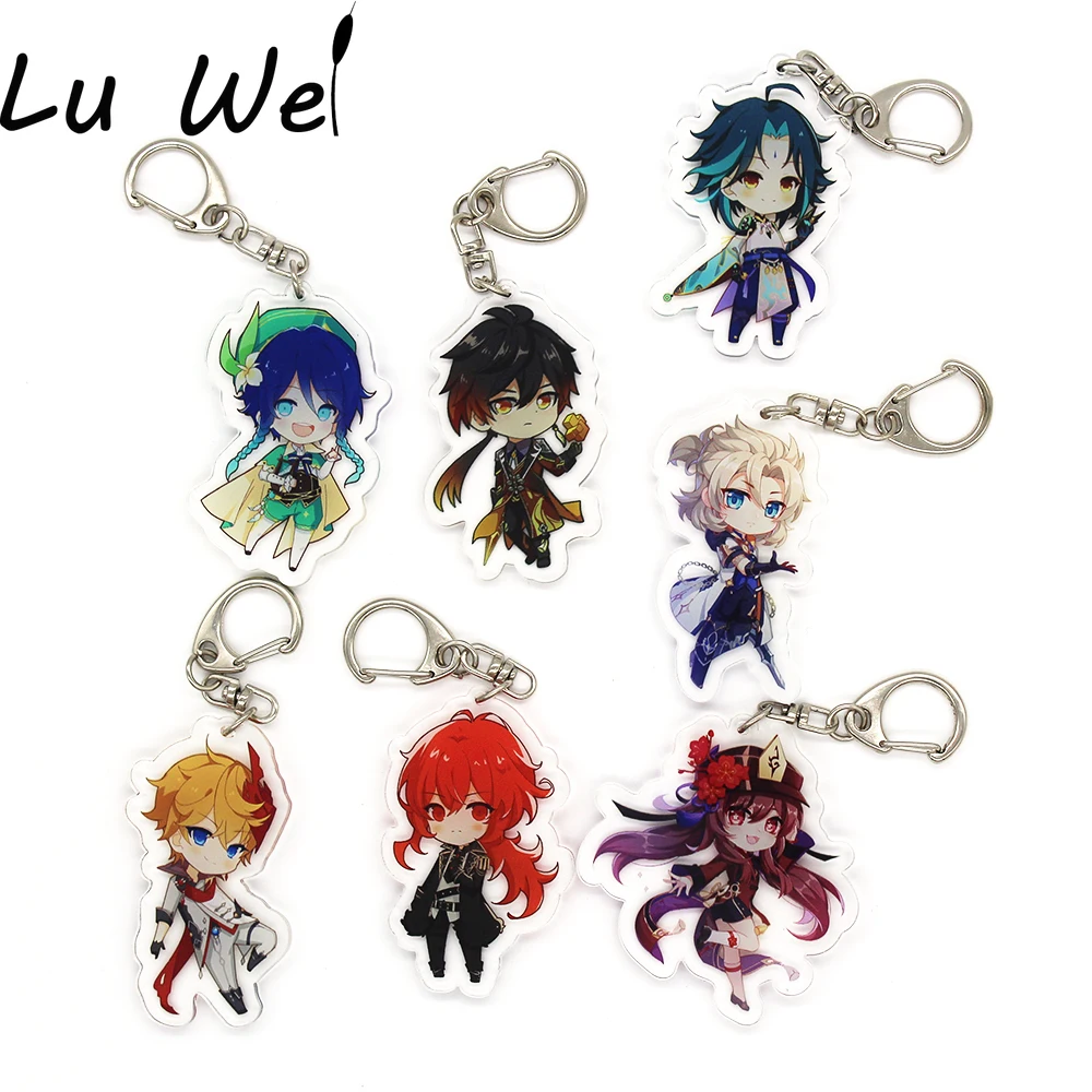 Hot Game Keychain Genshin Impact Zhongli Xiao Cosplay Men Car Keychains for Women Accessories Bag Pendant Key Chain Friend Gifts
Hot Game Keychain Genshin Impact Zhongli Xiao Cosplay Men Car Keychains for Women Accessories Bag Pendant Key Chain Friend Gifts