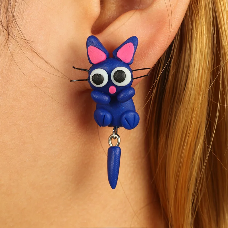 Lovely Women's Soft Clay Stud Earrings Cartoon Animal Stud Earrings Puppies Kittens Stud Earrings Cosplay Jewelry Gifts
Lovely Women's Soft Clay Stud Earrings Cartoon Animal Stud Earrings Puppies Kittens Stud Earrings Cosplay Jewelry Gifts