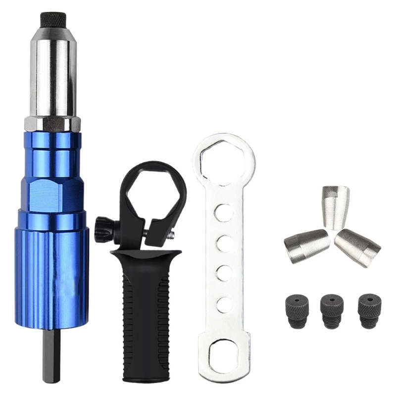 Electric Riveting Adapter Cordless Drill Electric Rivet Adapter Professional Riveting Plug-in Nut Manual Tool Kit 
Electric Riveting Adapter Cordless Drill Electric Rivet Adapter Professional Riveting Plug-in Nut Manual Tool Kit