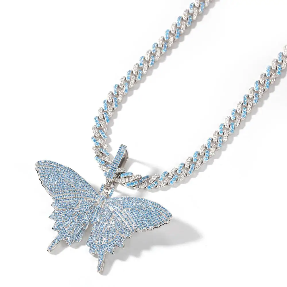 Animal Butterfly Necklace & Pendant Iced Out Tennis Chain & Cuban Chain Cubic Zircon Men's Women Hip Hop trend Rock Jewelry
Animal Butterfly Necklace & Pendant Iced Out Tennis Chain & Cuban Chain Cubic Zircon Men's Women Hip Hop trend Rock Jewelry