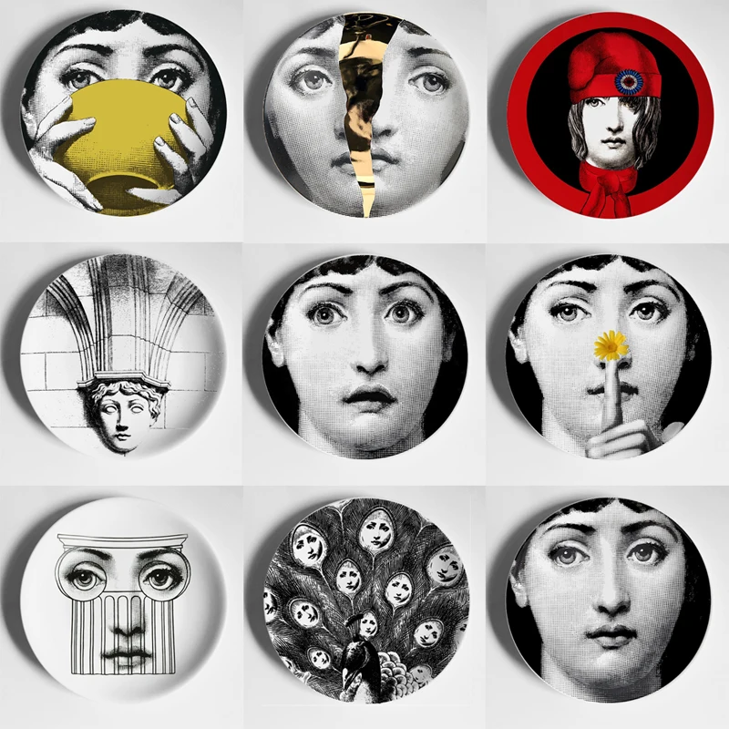 Настенные тарелки модные rosenthal Piero Fornasetti украшения для дома декоративная