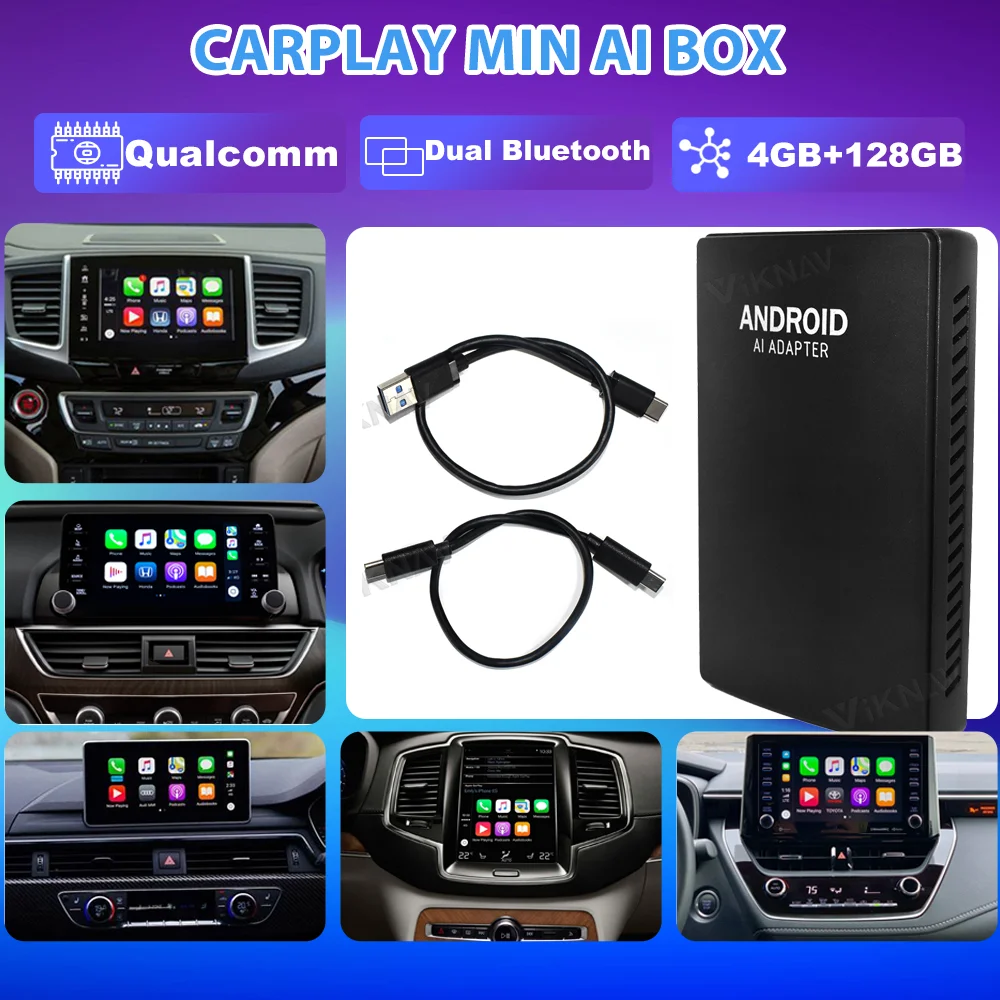 Мини-приставка Snapdragon Carplay с ИИ-приставкой, автомобильная Беспроводная мультимедийная система на Android для Volvo, Ford, Lexus
Мини-приставка Snapdragon Carplay с ИИ-приставкой, автомобильная Беспроводная мультимедийная система на Android для Volvo, Ford, Lexus