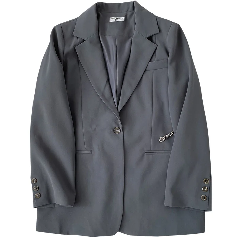 Dignified Sense of Design Brown Suit Jacket Season New Women's Long-Sleeve Blouse Small Suit Belt
Dignified Sense of Design Brown Suit Jacket Season New Women's Long-Sleeve Blouse Small Suit Belt