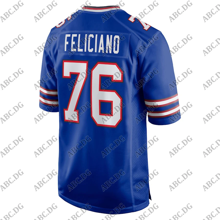 Customized Stitch American Football Jersey Men Women Kid Youth Buffalo Jon Feliciano Royal Game Jersey
Customized Stitch American Football Jersey Men Women Kid Youth Buffalo Jon Feliciano Royal Game Jersey