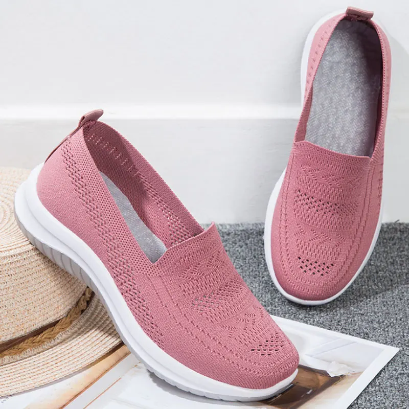 Woman Flats Knit Mesh Breathable Slip On Shoes For Ladies Female Footwear Korean Style Luxury Women's Shoe Ballerina Loafers
Woman Flats Knit Mesh Breathable Slip On Shoes For Ladies Female Footwear Korean Style Luxury Women's Shoe Ballerina Loafers