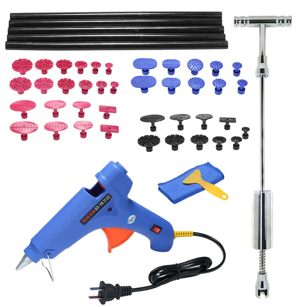 Car Paintless Dent Repair Tools Puller Slide Hammer Repair Removal Hail Glue Gun Tools Kit Car Body Repair Tool
Car Paintless Dent Repair Tools Puller Slide Hammer Repair Removal Hail Glue Gun Tools Kit Car Body Repair Tool