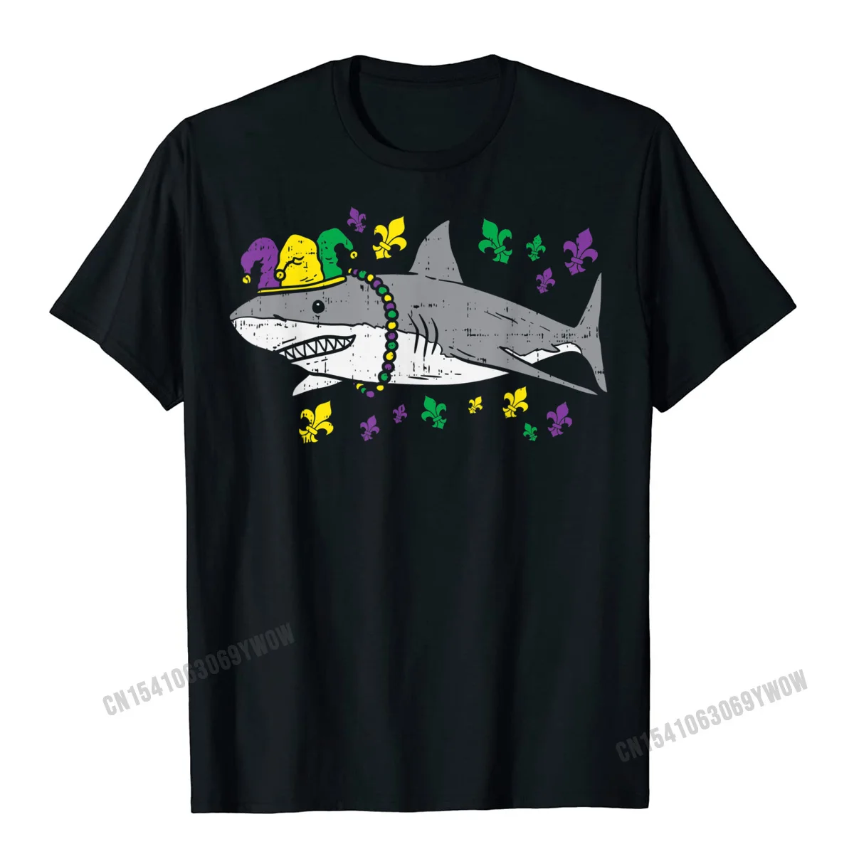 

Забавная Мужская футболка Jester с изображением акулы животного любовника, Мужская футболка, новинка на заказ, хлопковая футболка, обычная