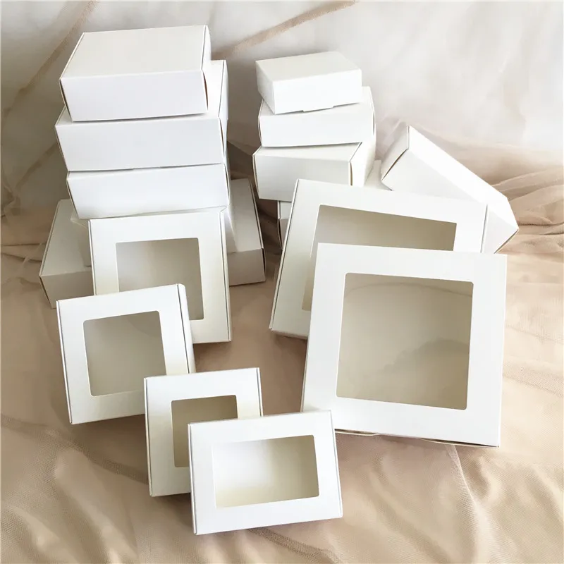 30pcs DIY White box with window paper Gift box cake Packaging For Wedding home party muffin packaging christmas gifts
30pcs DIY White box with window paper Gift box cake Packaging For Wedding home party muffin packaging christmas gifts