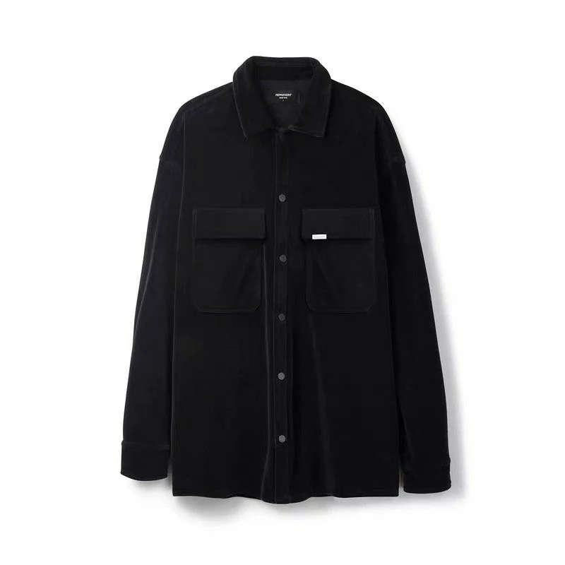 Black Hip-Hop Casaul Brown Represent Single-Breasted Jacket Men Women 1:1 High Quality Coats Golden Velvet Represent Jacket
Black Hip-Hop Casaul Brown Represent Single-Breasted Jacket Men Women 1:1 High Quality Coats Golden Velvet Represent Jacket