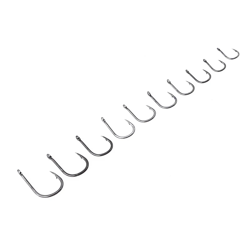 500pcs Fishhook Carbon Steel Fish Jig Hooks With Hole Outdoor Carp Fishing Hook With Tackle Box Fishing Accessories 
500pcs Fishhook Carbon Steel Fish Jig Hooks With Hole Outdoor Carp Fishing Hook With Tackle Box Fishing Accessories