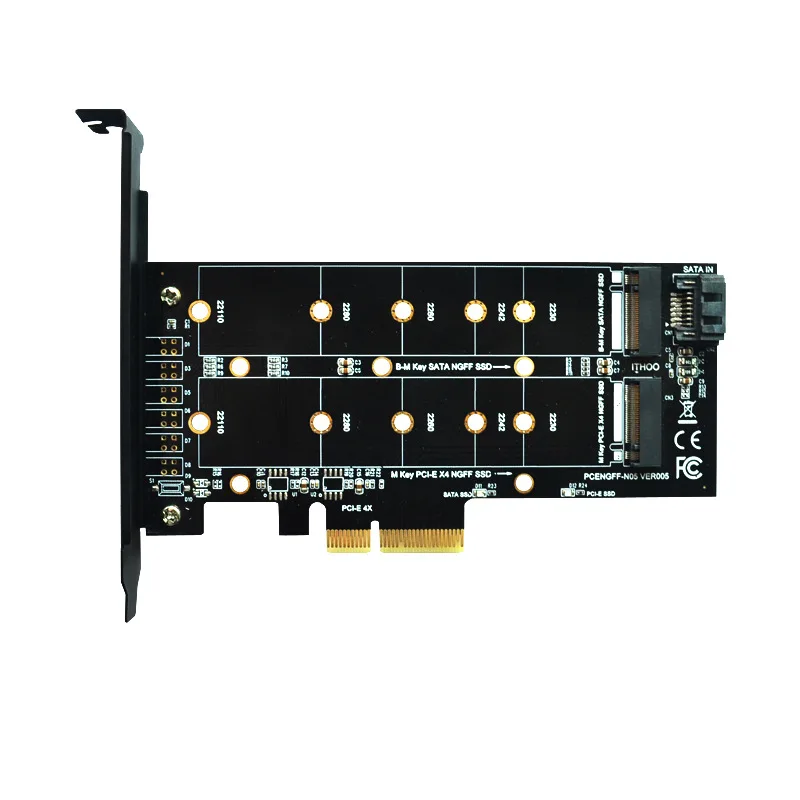 Адаптер PCIE для M2 SSD NVME M Key M.2 NGFF B SATA порт в PCI Express 3,0x4 Raiser Card Suppor 2280 2260 2242 2230 22110
Адаптер PCIE для M2 SSD NVME M Key M.2 NGFF B SATA порт в PCI Express 3,0x4 Raiser Card Suppor 2280 2260 2242 2230 22110